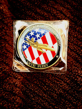 USN Strike Fighter Wing Atlantic Fleet Challenge Coin C-28 in plastic sleeve picture
