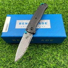 Benchmade 535-3 Bugout CPM Damascus Carbon Fiber AXIS Lock EDC Knife picture