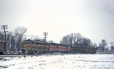 MONON F3A 208 with Train 5, The Thoroughbred 5 x 7 Photo picture