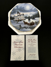 Vintage Hamilton Collection Collector Plate I’ll Be Home For Christmas #3037B picture