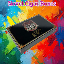 Viva La Vida Jester Sabroso Empty Wooden Cigar Box 10x6.5x1.75 picture