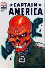 Captain America #1 (2025) - Sketch Variant + Original Art by Erik Fidel w/COA picture