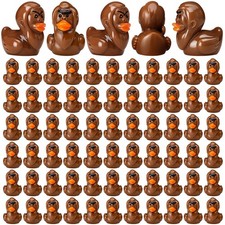 100 Pcs Mini Resin Bigfoot Duck Figurine Small Random Animal Statue Cute Funny T picture