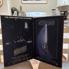 Silver Buffalo LLC Star Wars Empire Strikes Back Repro Plaques Darth Vader 19x13 picture