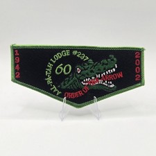 Aal-Pa-Tah Lodge 237 Florida 2002 60th Anniversary OA Flap Green Brder Scouting picture