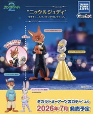 Disney Zootopia Nick & Judy Costume Gachapon Figure Collection 4-Piece Set PSL picture