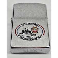 Absolute Rare Zippo Royal Netherlands Navy HR MS Kortenaer Fairwind 88 1988 picture