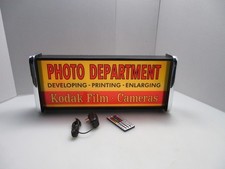 Kodak Flim Photo Department LED Display lighted sign lightbox Wall hanging Light picture