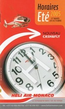 Heli Air Monaco timetable 2005/03/27 helicopter picture
