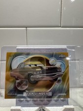 Topps 2006 Disney/Pixar Cars Chrome Tex Dinoco #19 Serial #/50 picture