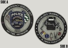 NYPD Emergency Service Training School Challenge Coin  3#H picture
