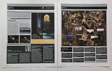 TimeShift Atari PC Game Magazine Print Ad Original 2-Page Spread 2005 picture