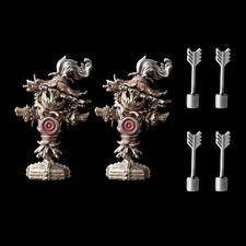 Metal Scarecrow Training Target Halloween Miniature Wargame Diorama Accessory picture
