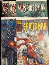 Peter Parker Spider-Man, #2, 20, 44, 45, 46. Marvel 5 Book Lot. 1999-2002 picture