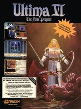Ultima VI 6 The False Prophet PC Game Big Box Ad Art Print Wall Poster 13