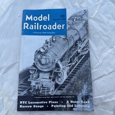 Model Railroader Magazine Nov 1946 Railroad Trains Layouts See Pics Vintage picture