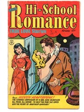 HI-SCHOOL ROMANCE #19 (1953) - GRADE 3.0 - HARVEY GOLDEN AGE TOM HICKEY picture
