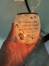 Light Up Jar Leave Paw Prints On Your Heart picture
