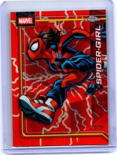 2026 Topps Chrome Marvel Comics Spider-Girl Storm's Orange Lightning Refractor picture