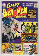 Batman Annual 1 1961 DC Comics VG- 3.5 Robin Vicki Vale Commissioner Gordon picture