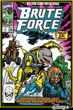 BRUTE FORCE #1 (1990) 1ST APPEARANCE WEAPON PLUS DISNEY MARVEL 616 9.2 NM- picture