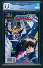 RARE Mobile Suit Gundam Wing Battlefield of Pacifists #1 CGC 9.8 W ONLY 5 9.8s picture
