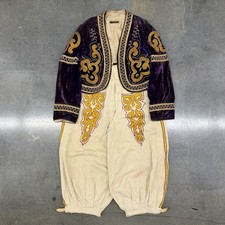 Antique 1920s Masonic Shriners Uniform Costume Velvet Jacket Trousers Lilley Co picture