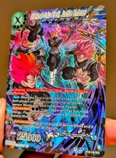 Dragon Ball Super TCG BT29-150 SCR SS Pink Goku Black, Justice Enforcer picture