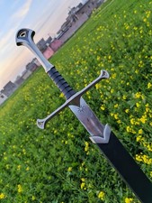Ancient Shattered Blade of the King 52 Handmade Fantasy Longsword Narsil Anduril picture
