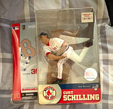McFarlane Toys Curt Schilling Boston Red Sox MLB Series 10 Boxed Figure 2004 picture