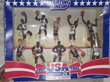 Starting Lineup Team Lineup 1992 USA Basketball 10 Figure Set Limited Ed picture