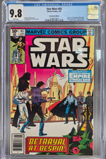 🚀STAR WARS 43 CGC 9.8 Newsstand Variant✨1st Lando Calrissian White Pages 1981🚀 picture