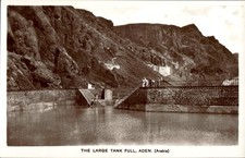 Yemen Aden Arabia Large Water Tank Full 1930s RPPC picture