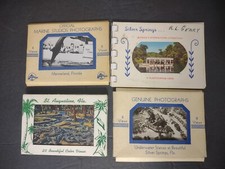 Vtg Silver Springs Marineland St Augustine Florida Souvenir Photo Album Mailers picture