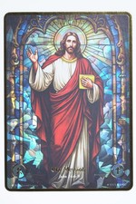 2026 Sacred Legacy The Messiah Jesus Christ #103/100 Secret Rare Stained Glass picture