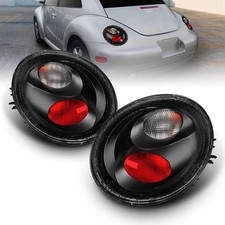 Clear Black Altezza Taillights for 1998-2005 Volkswagen Beetle - Passenger and D picture