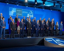 NATO 75th Anniversary Summit Celebration World Leaders 8x10 Photo Image Reprint picture