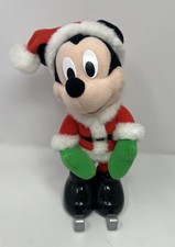 Vtg. 2000 Fisher-Price Mattel Disney Mickey Mouse in Santa Suit Figure Sings picture