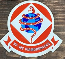 US NAVY ATTACK SQUADRON VF-102 DIAMONDBACKS - STICKER / Decal picture