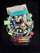 Disney 2007 Rock 'n' Roller  Coaster E-Ticket Jumbo Pin - Limited Edition 500 picture