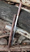 Handforged Japanese Tanto Shirasaya Ninja Swords,Full Tang Blade Samurai Sword picture