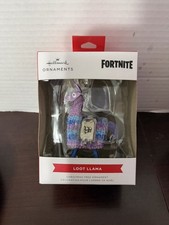 Hallmark Fortnite Loot Llama Christmas Tree Ornament Decoration Epic Games 2021 picture
