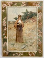 1889 THE YOUTH'S COMPANION antique advertising card for 1890 MAGAZINE SEASON picture