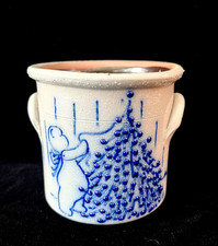 Salmon Falls Stoneware Crock, Helen Berg, 1991