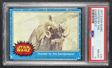HUNTED BY THE SAND PEOPLE PSA 8 1977 TOPPS STAR WARS #20 5606 picture