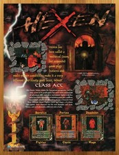 1997 Hexen Nintendo 64 N64 Playstation 1 PS1 Print Ad/Poster Video Game Wall Art picture