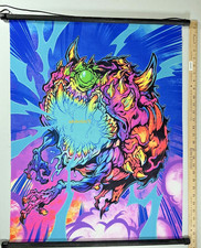 DOOM Eternal Cacodemon Wall Scroll Poster by Beast Wreck - NEW picture