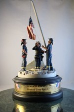 Rare 9/11 FDNY Firefighter Statue Ground Zero Spirit Model 00798 Charity Sept 11 picture