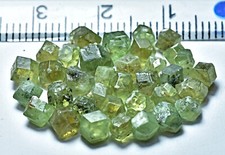 Rare Terminated Green Demantoid Garnet Crystal Lot 19 Carat picture