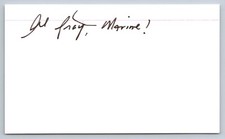 General Alfred Gray Signed Index Card - Marines picture